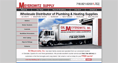 Desktop Screenshot of meyerowitzsupply.com