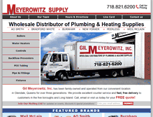 Tablet Screenshot of meyerowitzsupply.com